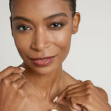 Model wearing Sun Moon & Stars Necklace