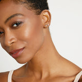 Bryan Anthonys Dainty Tribe Gold Stud Earrings On Model