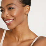 Bryan Anthonys Dainty Tribe Gold Stud Earrings On Model
