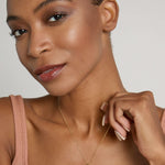 Model wearing Keep Dreaming Necklace