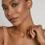 Model wearing Keep Dreaming Necklace