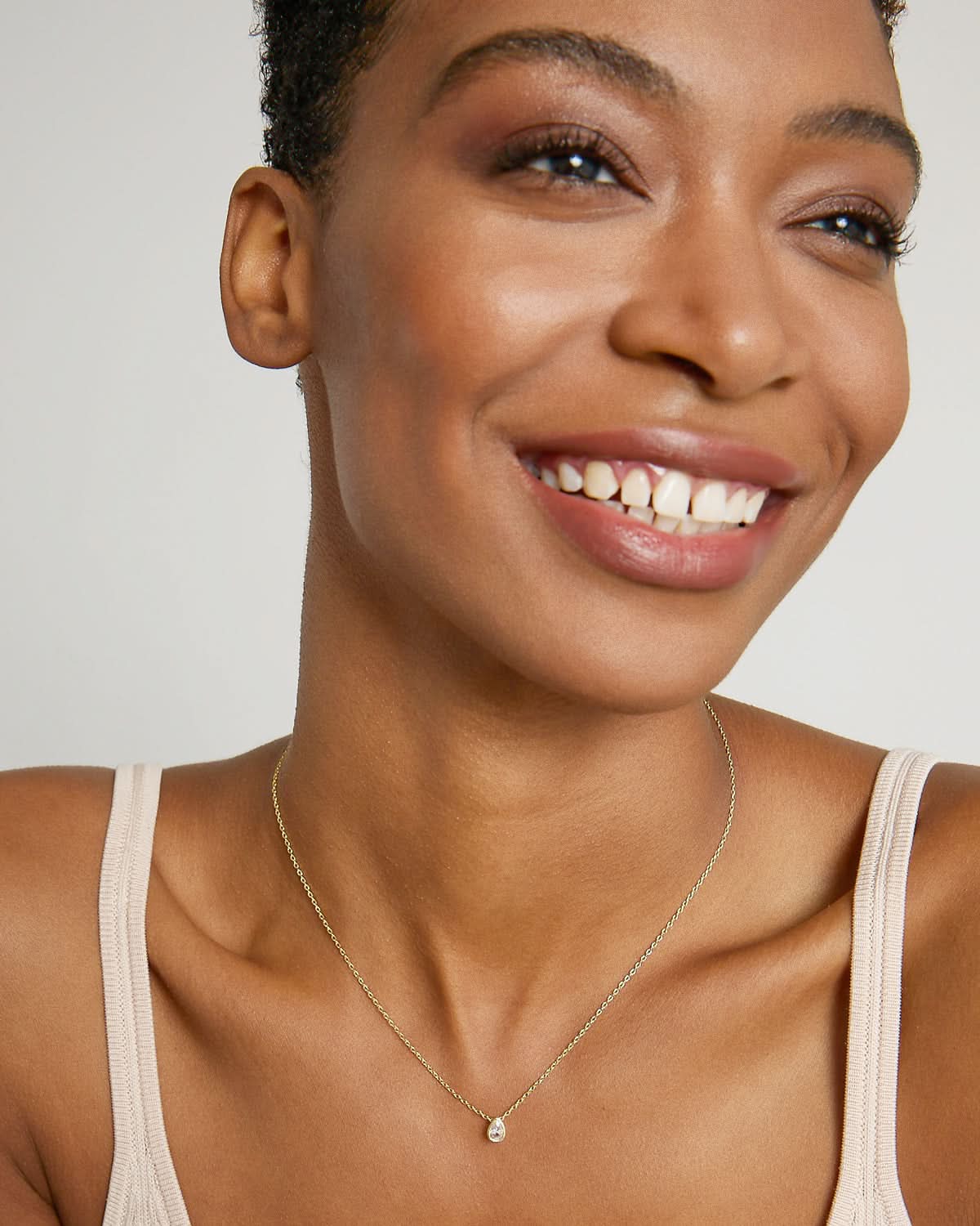 Bryan Anthonys Little Moments Gold Necklace On Model