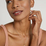 Model wearing Sun Moon & Stars Necklace