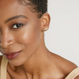 Model wearing Phases Earring Climbers