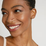 Bryan Anthonys Dainty Tribe Gold Stud Earrings On Model