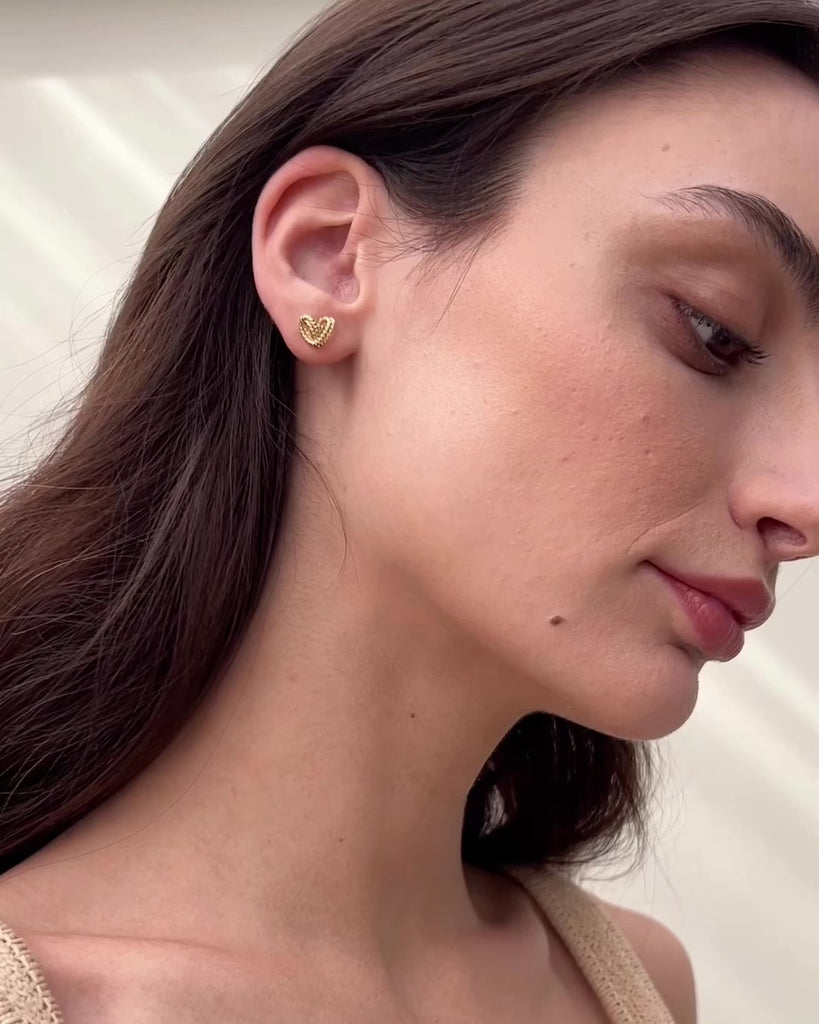 Bryan Anthonys all in stud earrings model video