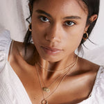 Bryan Anthonys Squad Gold Necklace on model