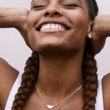 Bryan Anthonys Go With The Waves Gold Necklace on Model