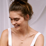 Bryan Anthonys There In A Heartbeat Gold Necklace On Model