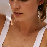 Bryan Anthonys Made of Lightning Gold Necklace on Model