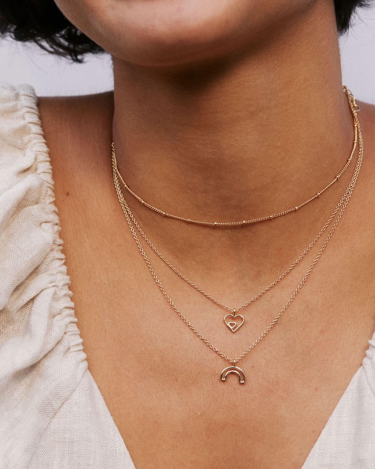 Bryan Anthonys Milestone Delicate Gold Choker On Model