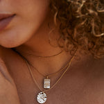 Bryan Anthonys Chasing Light Gold Necklace on Model