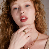 Bryan Anthonys Grief Gold Necklace on Model