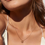 Bryan Anthonys Always in My Heart Necklace Gold Necklace On Model 