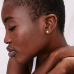 Bryan Anthonys Grit Gold Stud Earring On Model