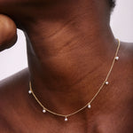 Bryan Anthonys Grit Gold Choker Necklace On Model