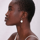 Bryan Anthonys Grit Gold Threader Earrings On Model