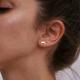 Bryan Anthonys One Door Closes Gold Stud Earring On Model