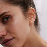 Bryan Anthonys One Door Closes Gold Stud Earring On Model