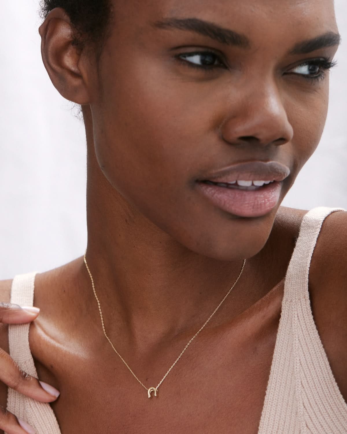 Bryan Anthonys Good Luck Gold Necklace On Model
