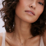Bryan Anthonys Breathe Gold Necklace On Model