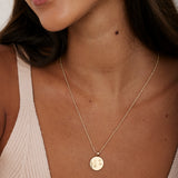Bryan Anthonys Gold Libra Zodiac Necklace On Model