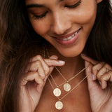 Bryan Anthonys Gold Libra Zodiac Necklace On Model