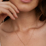 Bryan Anthonys Stick Together Gold Necklace On Model