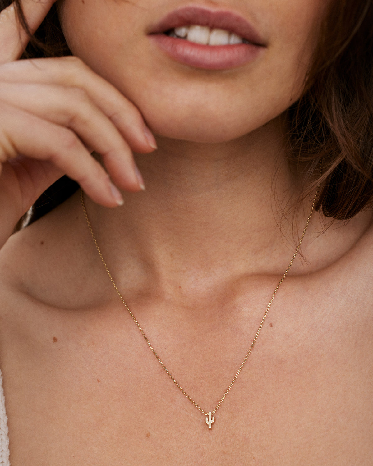 Bryan Anthonys Stick Together Gold Necklace On Model