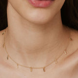 Bryan Anthonys Still Falling For You Gold Necklace On Model  Edit alt text