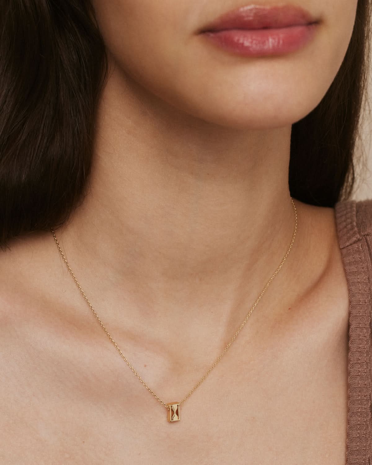 Bryan Anthonys Worth The Wait Gold Necklace On Model