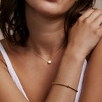  Bryan Anthonys Gold You Are My Sunshine Beaded Bracelet On Model