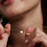  Bryan Anthonys Gold You Are My Sunshine Icon Necklace On Model