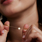 Bryan Anthonys Gold You Are My Sunshine Icon Necklace On Model