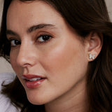 Bryan Anthonys Gold Wings To Fly Stud Earrings On Model
