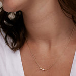 Bryan Anthonys Soul Sisters Gold Arrow Necklace On Model