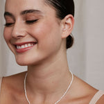 Bryan Anthonys Grit Seed Pearl Necklace On Model