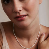 Bryan Anthonys Grit Seed Pearl Necklace On Model