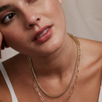 Bryan Anthonys Layers of You Gold Renewed Wheat Chain Necklace On Model