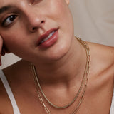 Bryan Anthonys Layers of You Gold Renewed Wheat Chain Necklace On Model