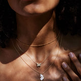 Bryan Anthonys Gold Wings To Fly Icon Necklace On Model