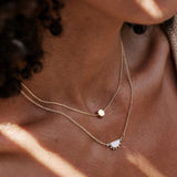  Bryan Anthonys Gold You Are My Sunshine Icon Necklace On Model