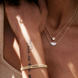  Bryan Anthonys Gold You Are My Sunshine Beaded Bracelet On Model