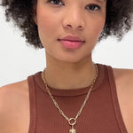 Bryan Anthonys Stories Of You Capture Life Gold Charm Necklace On Model 