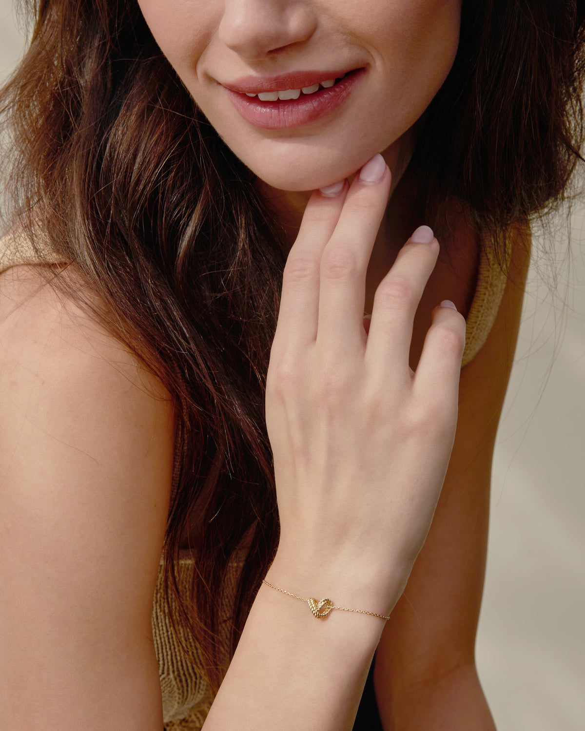 Bryan Anthonys All In Gold Bracelet On Model