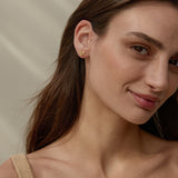 Bryan Anthonys All In Gold Stud Earring On Model