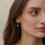 Bryan Anthonys All In Gold Threader Earring On Model