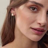 Bryan Anthonys By My Side Pearl Studs On Model