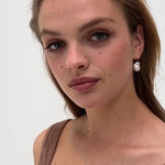 Bryan Anthonys Grit Gold Drop Earrings On Model