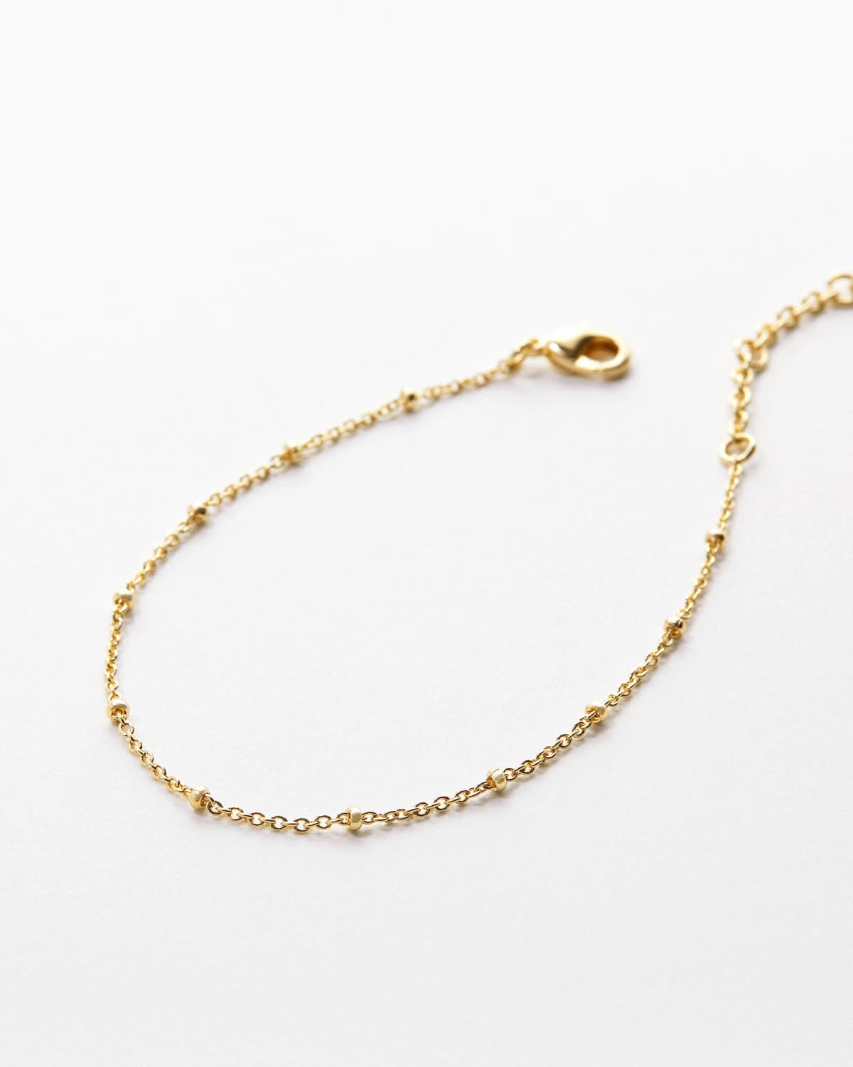 Bryan Anthonys Layers of You Milestone Gold Satellite Chain Anklet On Macro